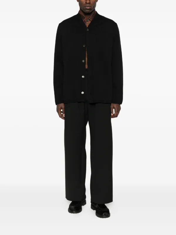 COMME des GARÇONS HOMME PLUS ブラックカーディガン COMME des
