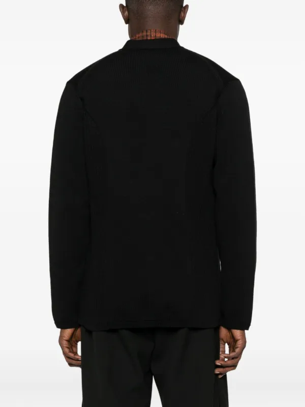 COMME des GARÇONS HOMME PLUS ブラックカーディガン COMME des