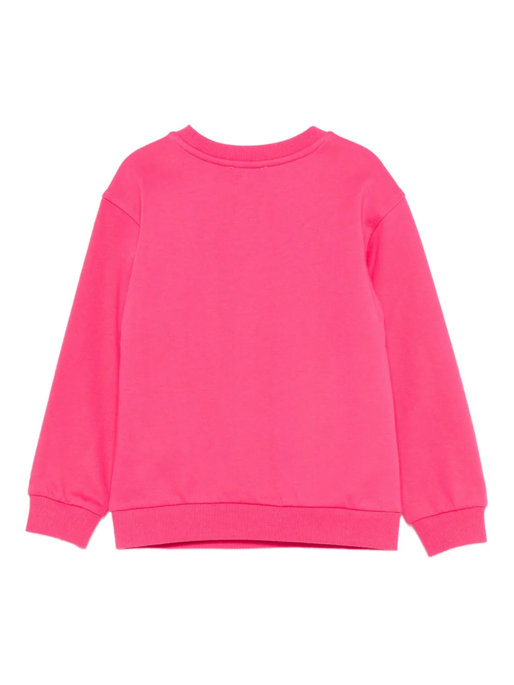 Moschino Kids Sweater met teddybeer-applicatie Roze