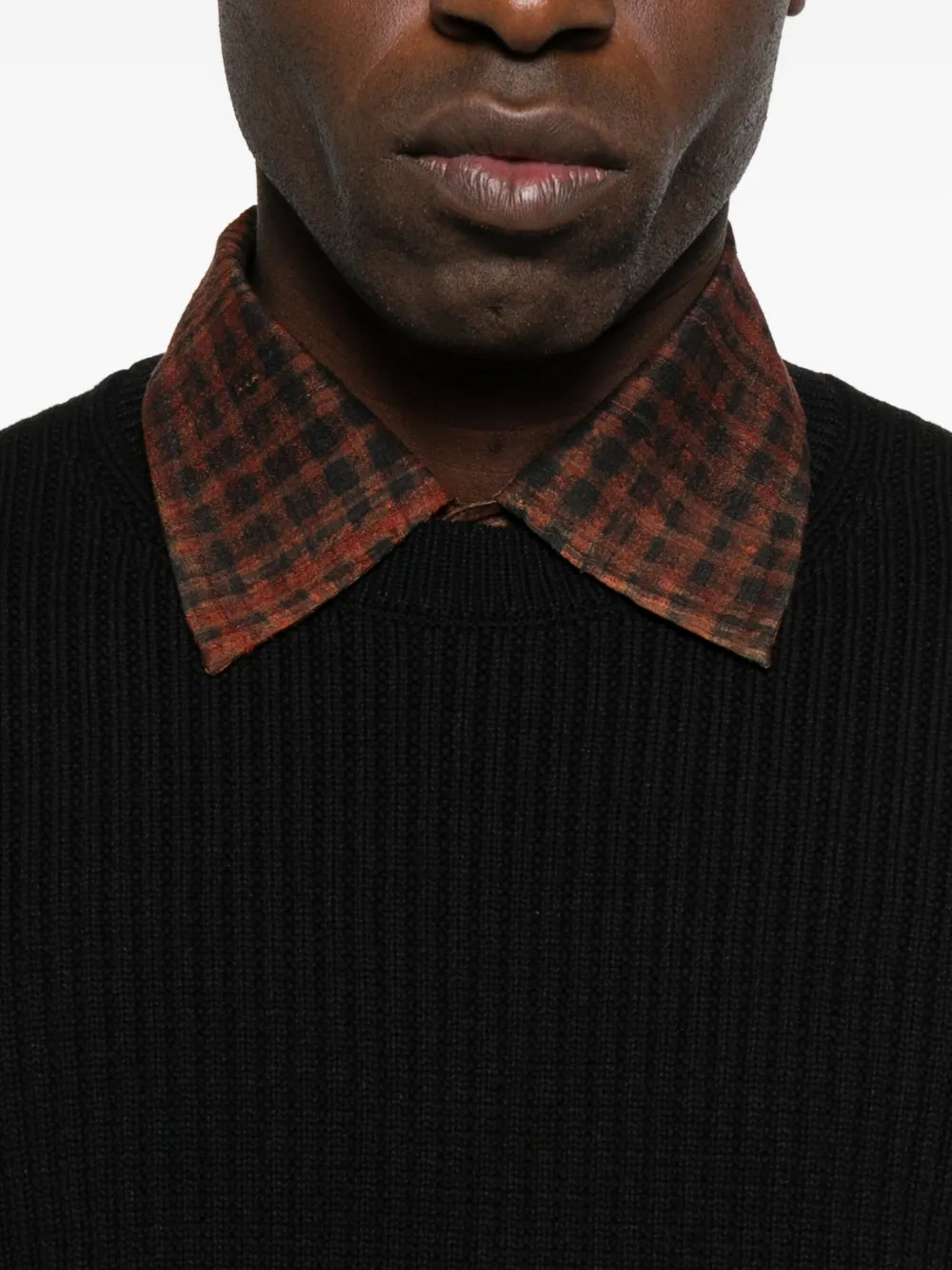 Comme Des Garçons Homme Deux Cotton Blend Sweater In Animal Print