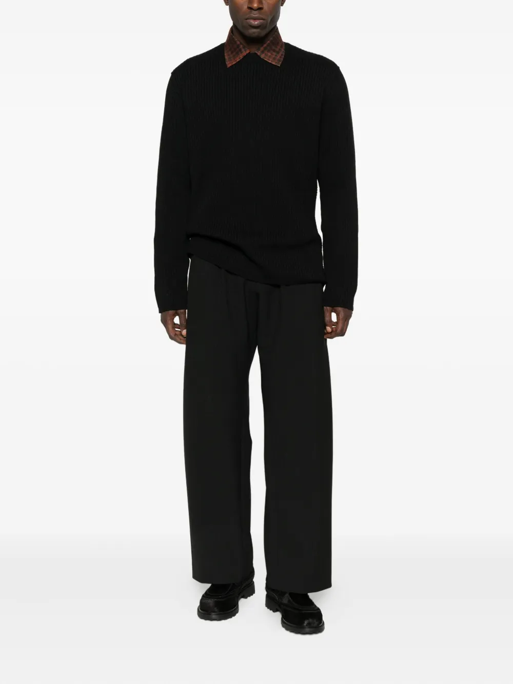 Comme des Garçons Homme Plus Trui van katoenblend - Zwart