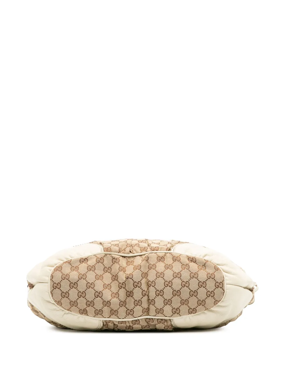 Pre-owned Gucci 2016-2025 Large Gg Canvas Tribeca Tote Bag In Brown