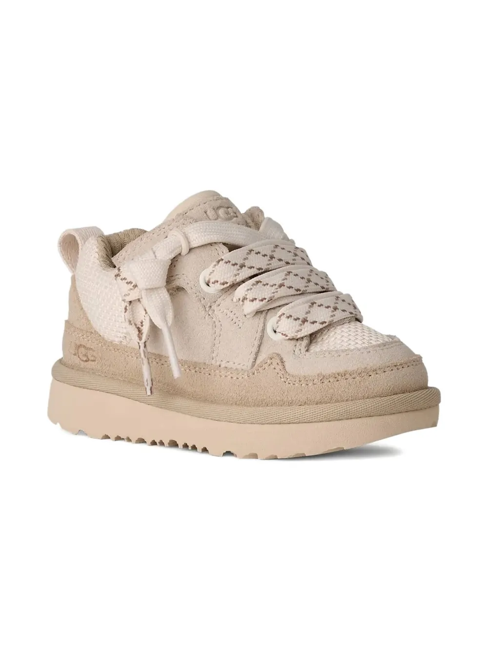 UGG Kids lace-up panelled sneakers | Neutrals | Image 1