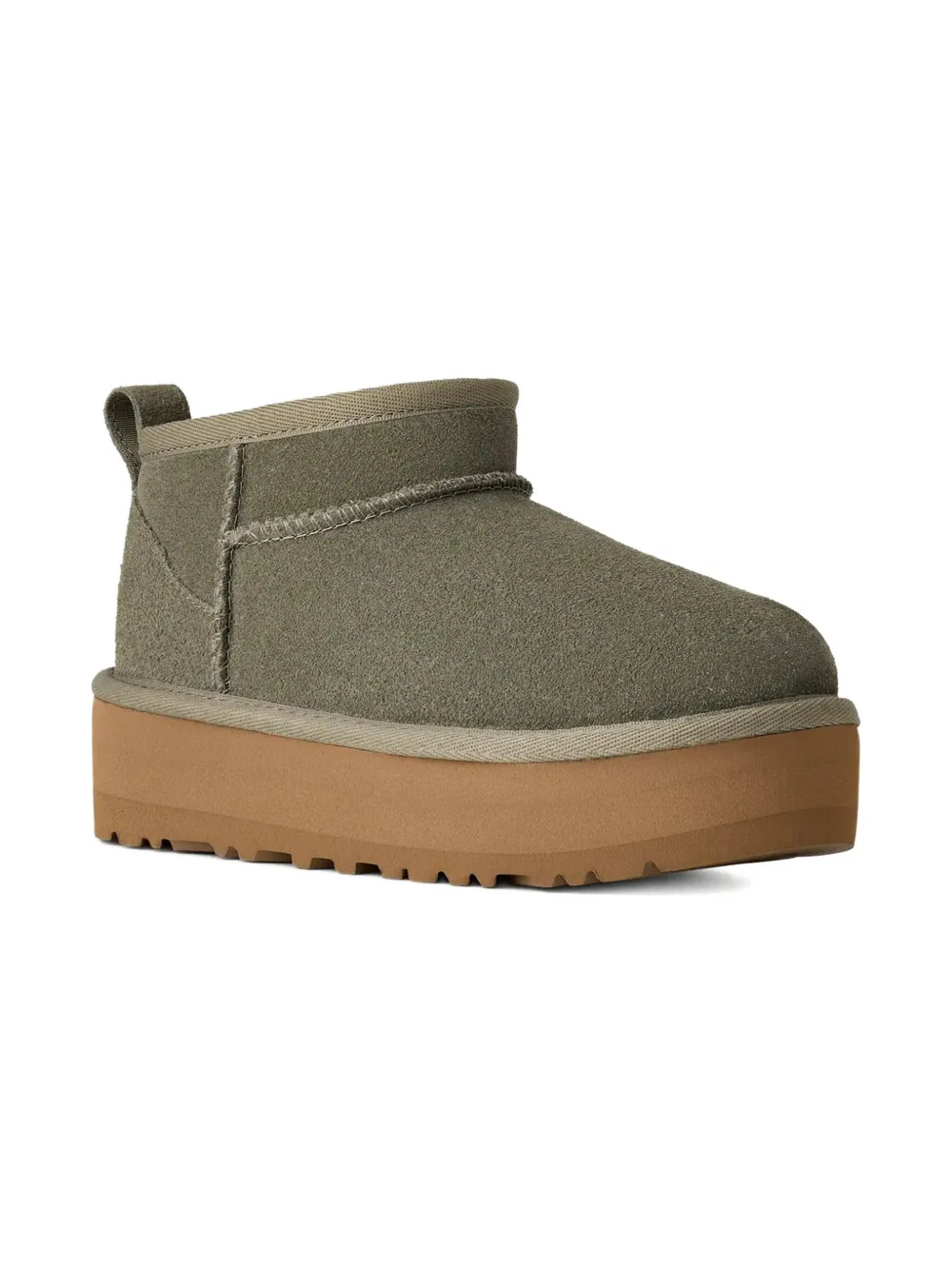 Ugg Girls Classic Ultra Mini Platform Boots In Green