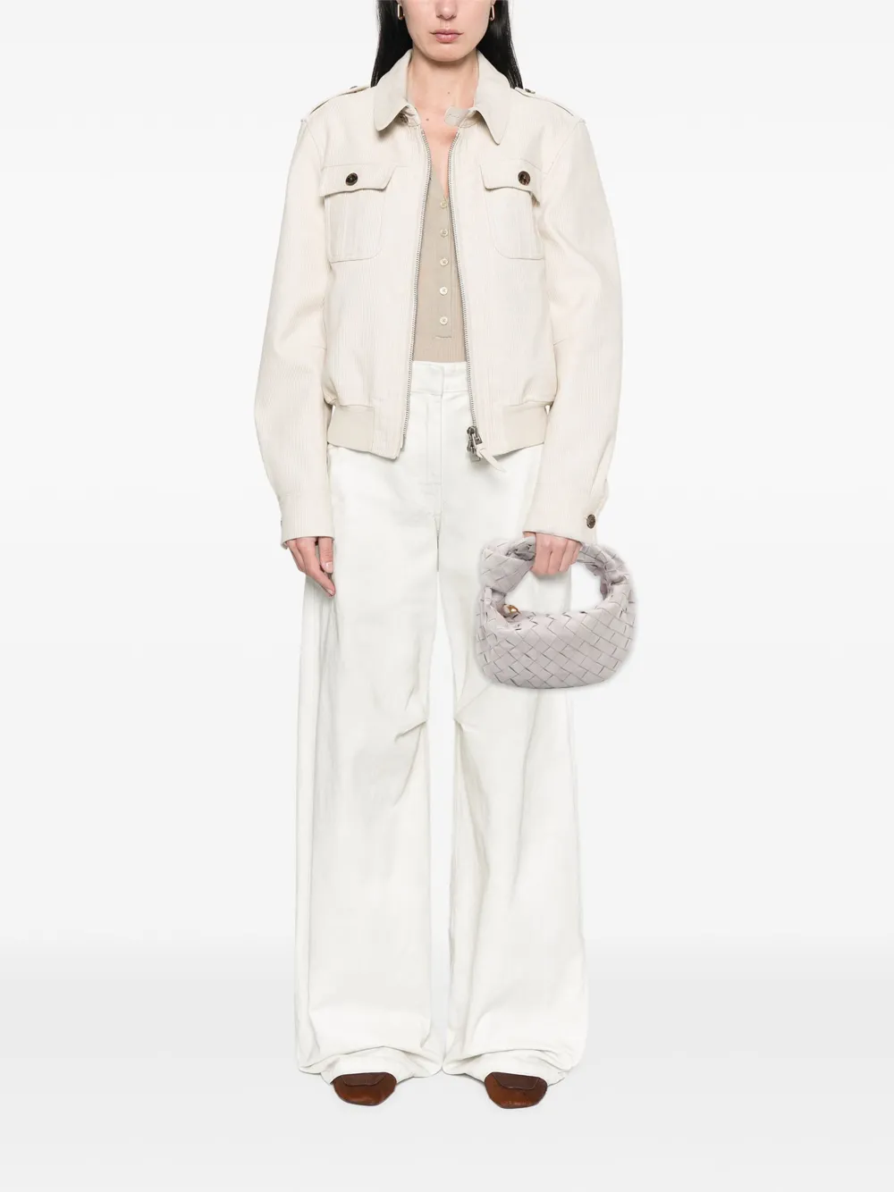 Bottega Veneta Pre-Owned 2012-2025 Mini Suede Intrecciato Jodie hobo bag | Pre-Owned | Image 2