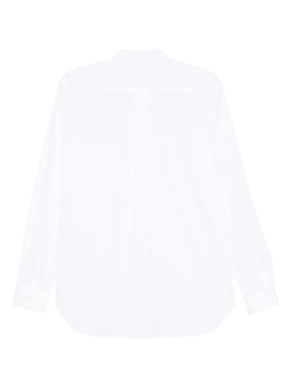 Black Comme Des Garçons Katoenen overhemd - Wit