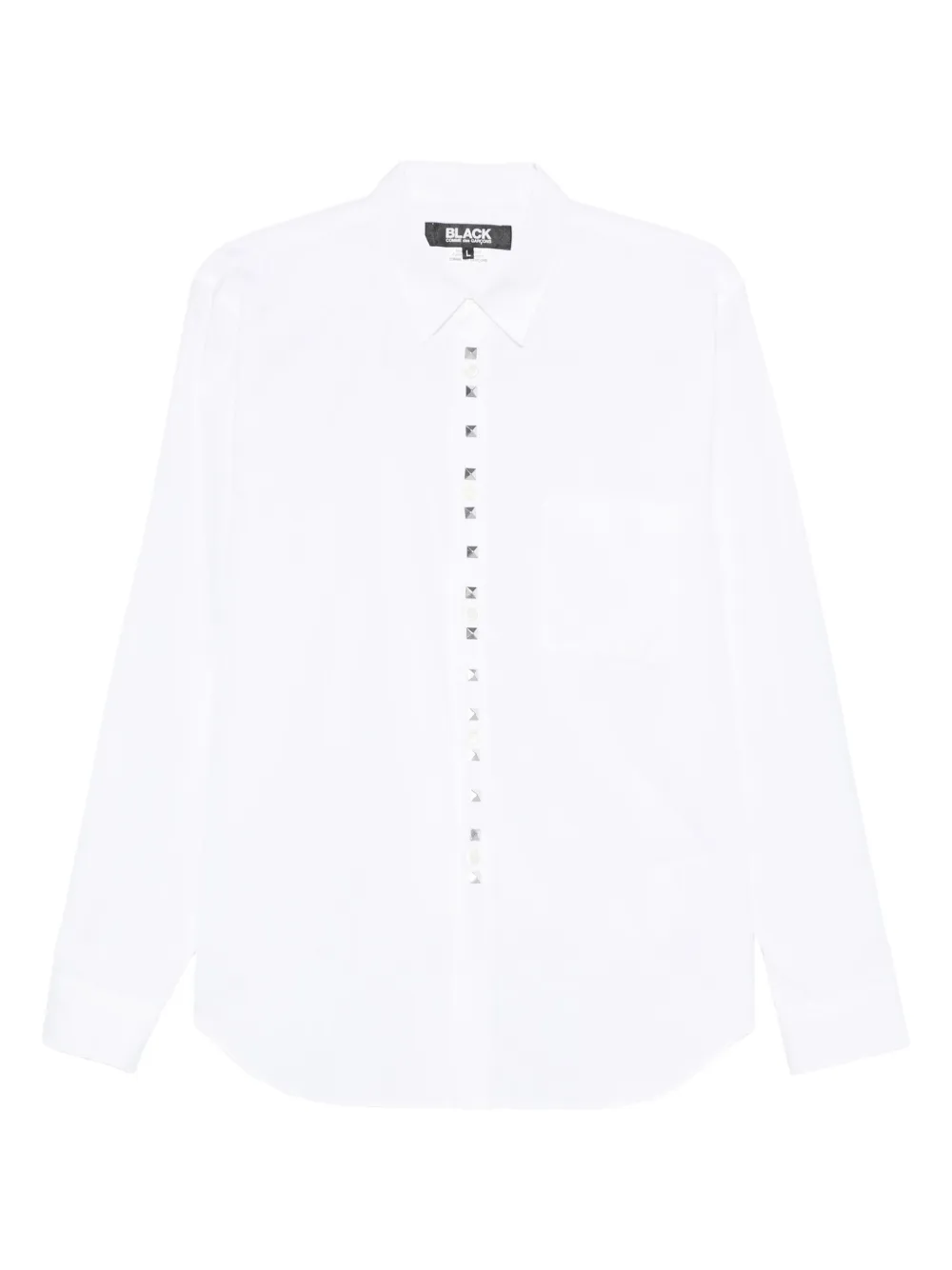 Black Comme Des Garçons コットン シャツ - ホワイト Black Comme Des Garçons コットン シャツ - ホワイト