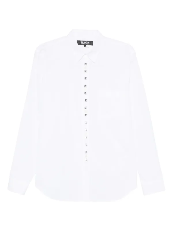 Black Comme Des Garçons Chemise En Coton Blanc FARFETCH TN