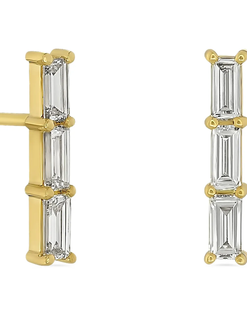  Rosekey 18k Yellow-gold Whistle Diamond Earrings 