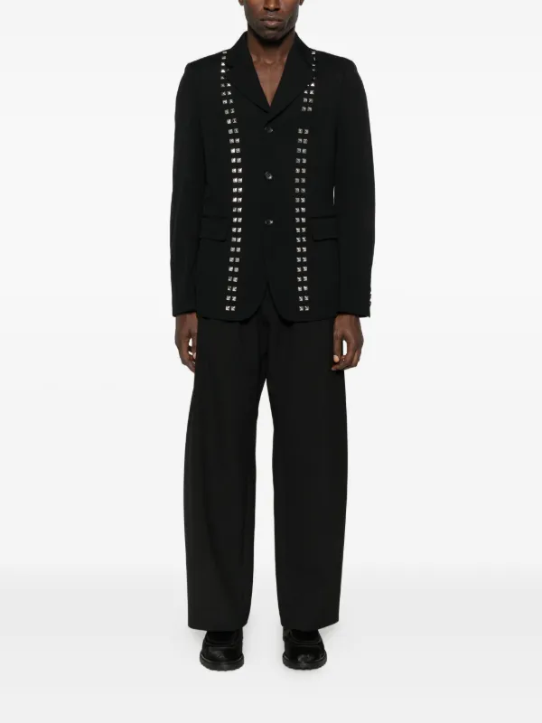 Black Comme Des Garçons スタッズ シングルジャケット | ブラック