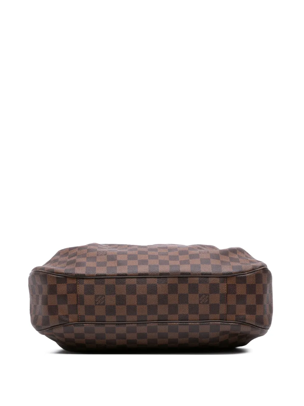 Pre-owned Louis Vuitton 2011 Damier Ebene Evora Mm Satchel In Brown