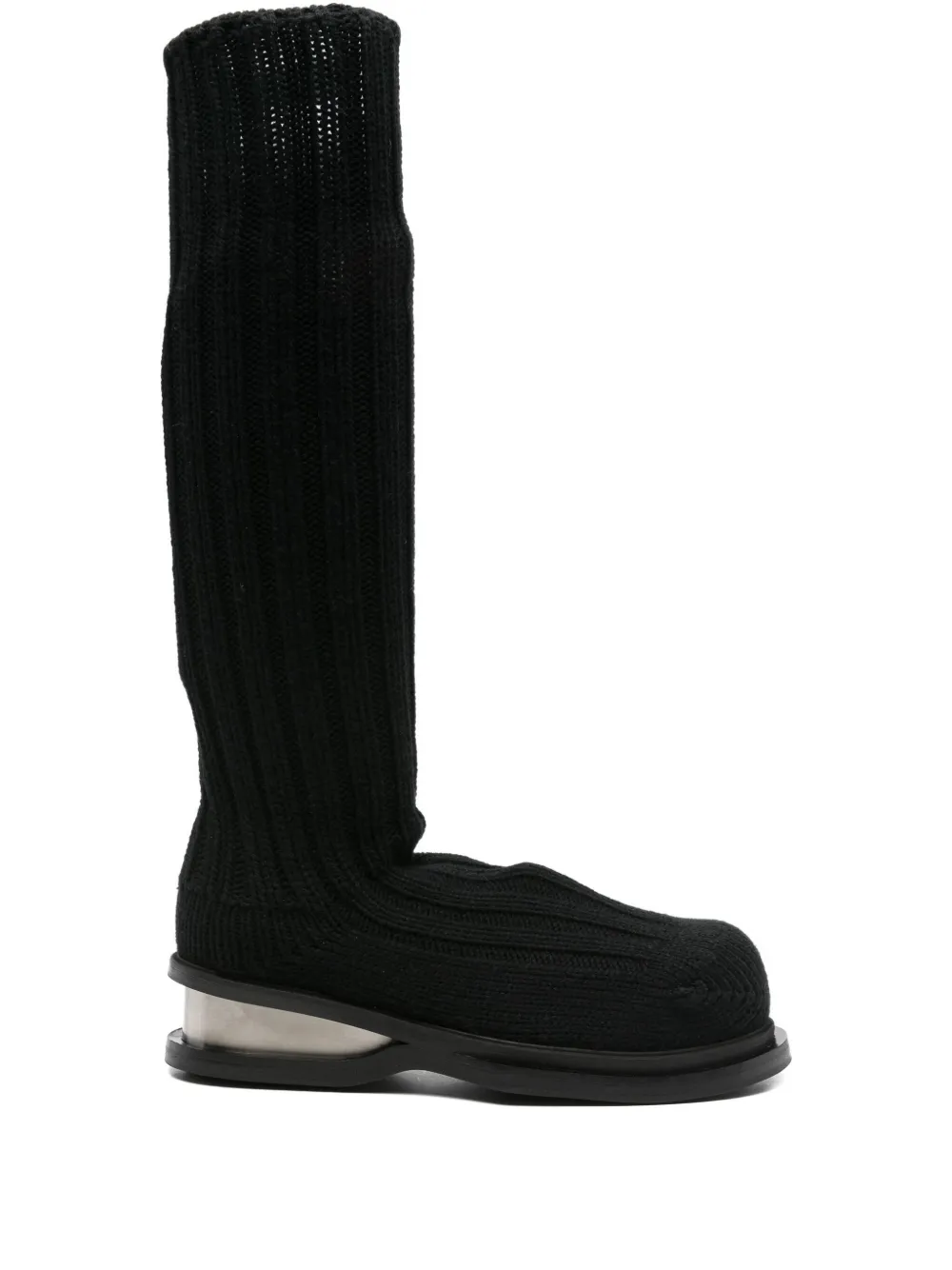 Egonlab Knit Boots In Black