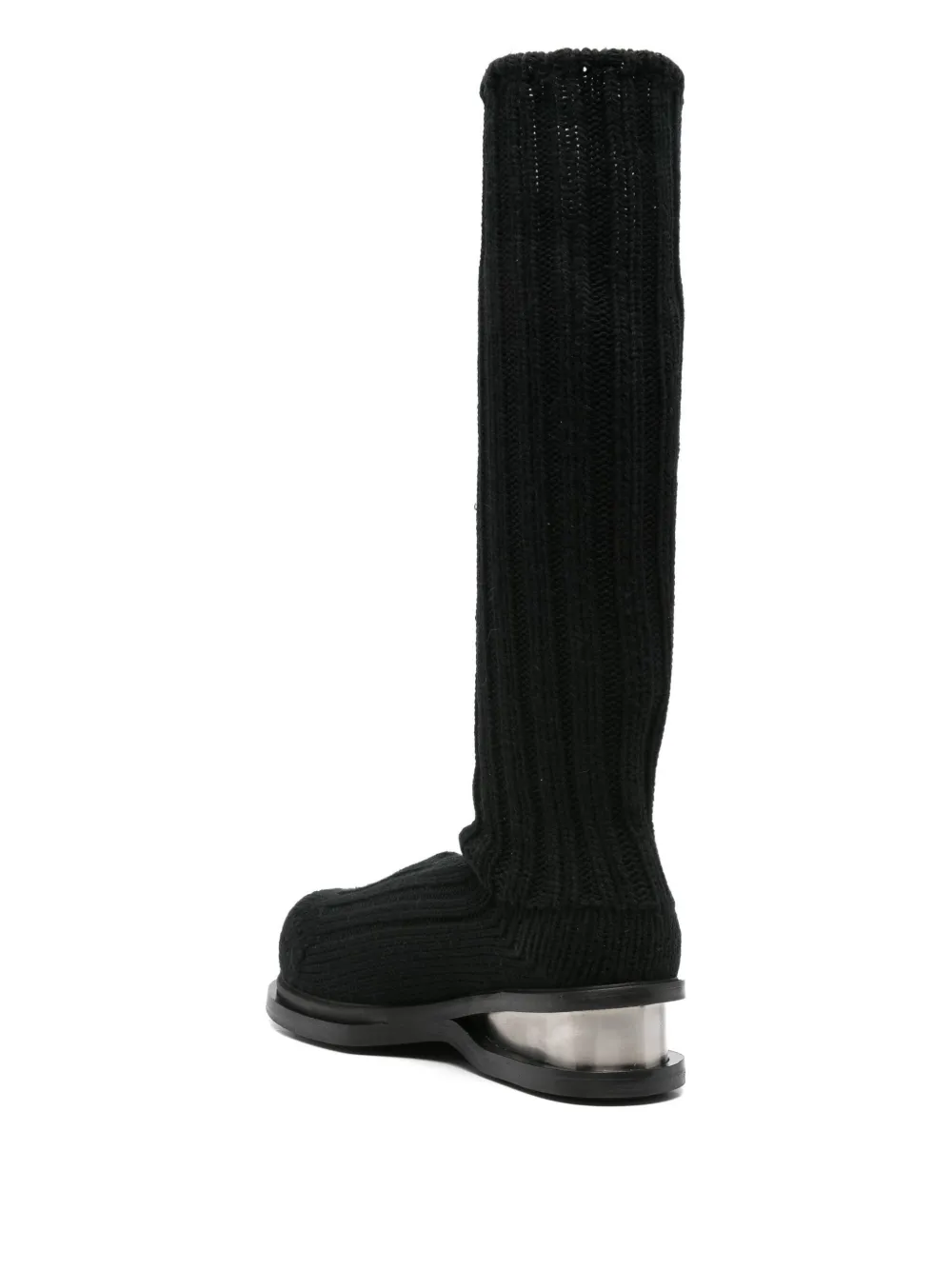 Egonlab Knit Boots In Black
