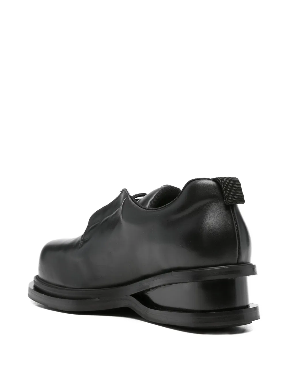 EGONlab. leather derby shoes Black