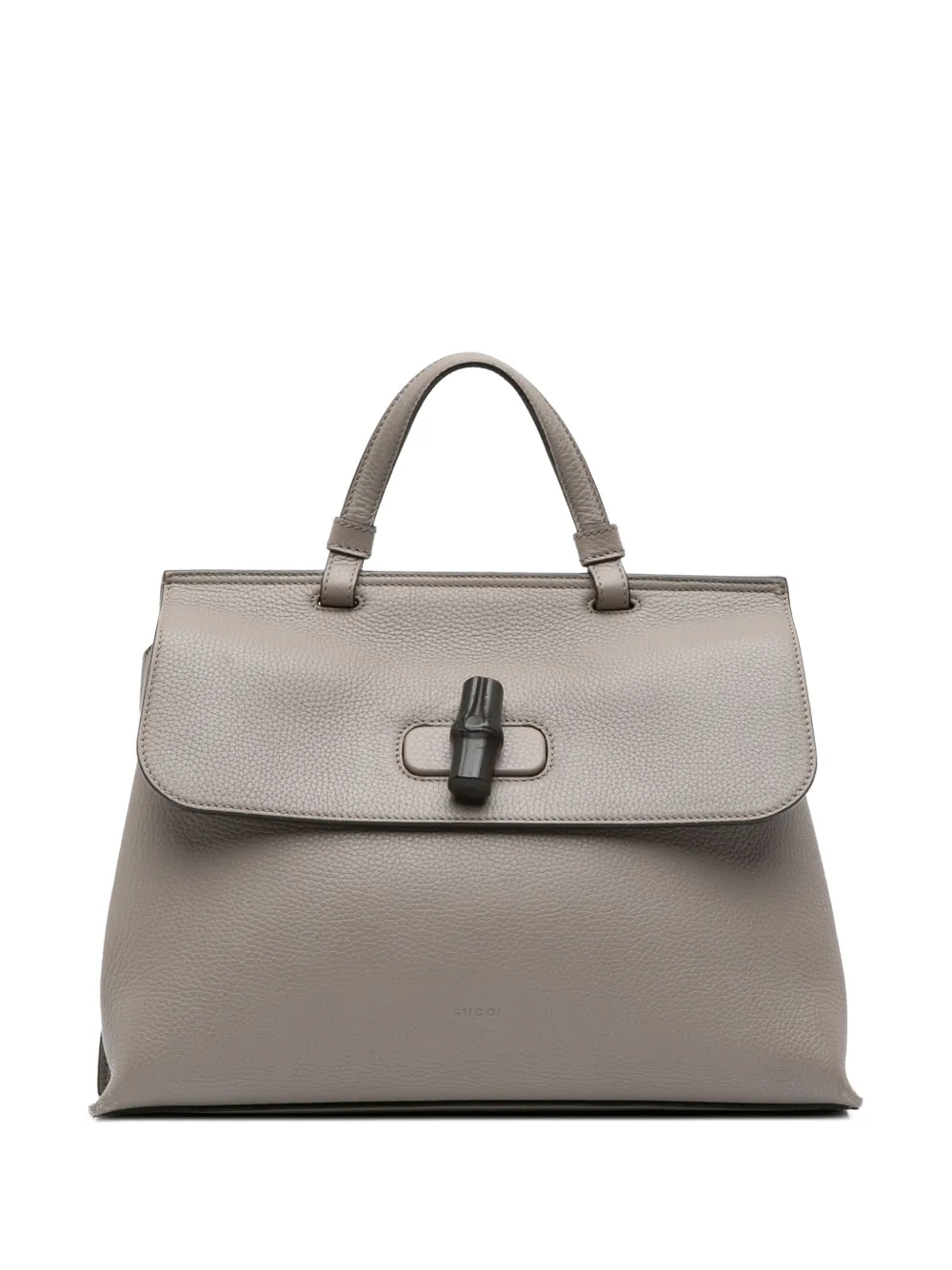 Gucci Pre-Owned 2000-2015 ミディアム レザー バンブー デイリー サッチェルバッグ - ブラウン Gucci Pre-Owned 2000-2015 ミディアム レザー バンブー デイリー サッチェルバッグ - ブラウン