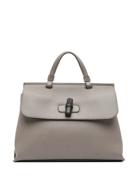 Gucci Pre-Owned 2000-2015 Medium Leather Bamboo Daily satchel