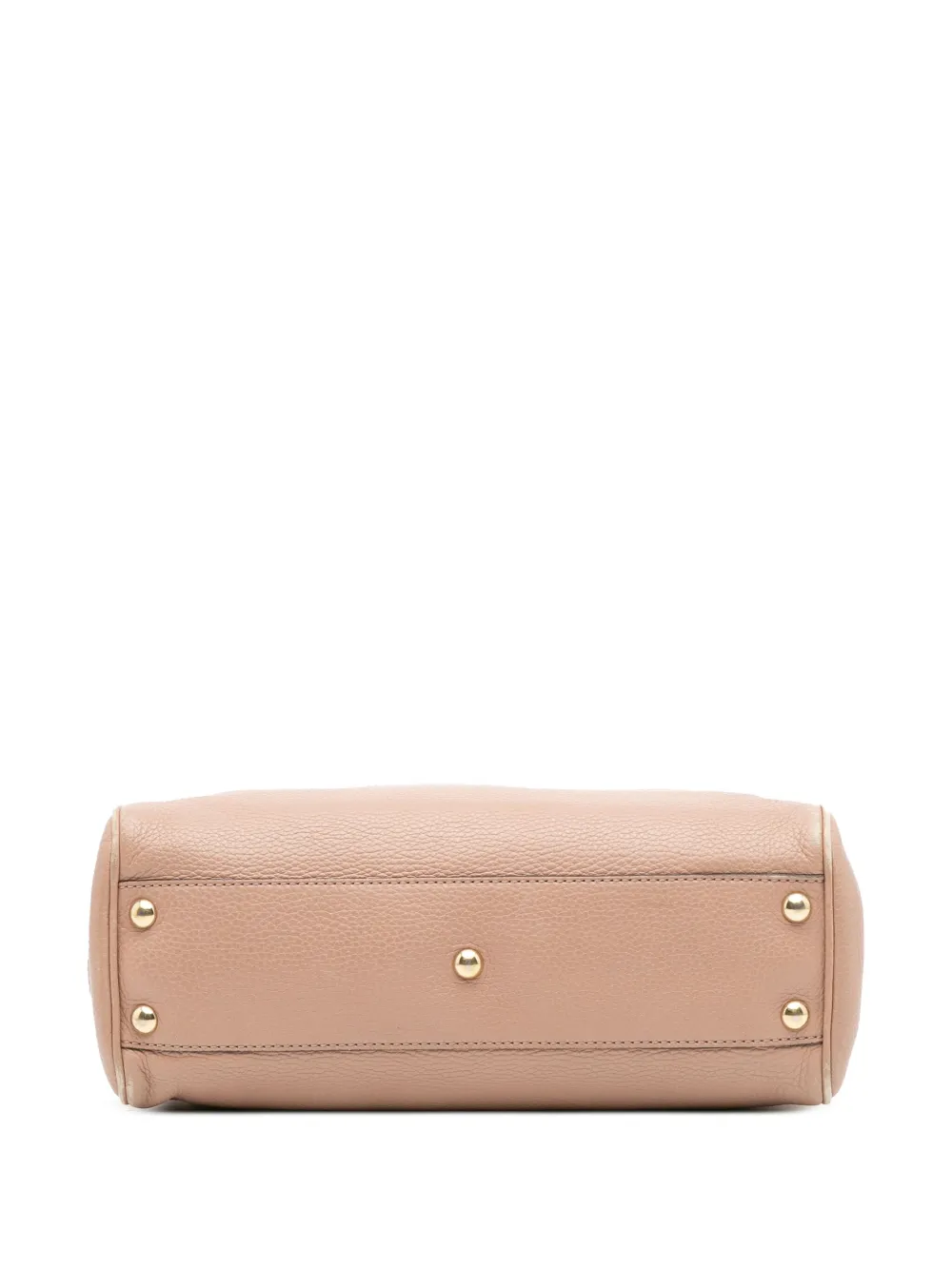 Pre-owned Gucci 2016-2025 Small Calfskin Bamboo Shopper Satchel In Pink