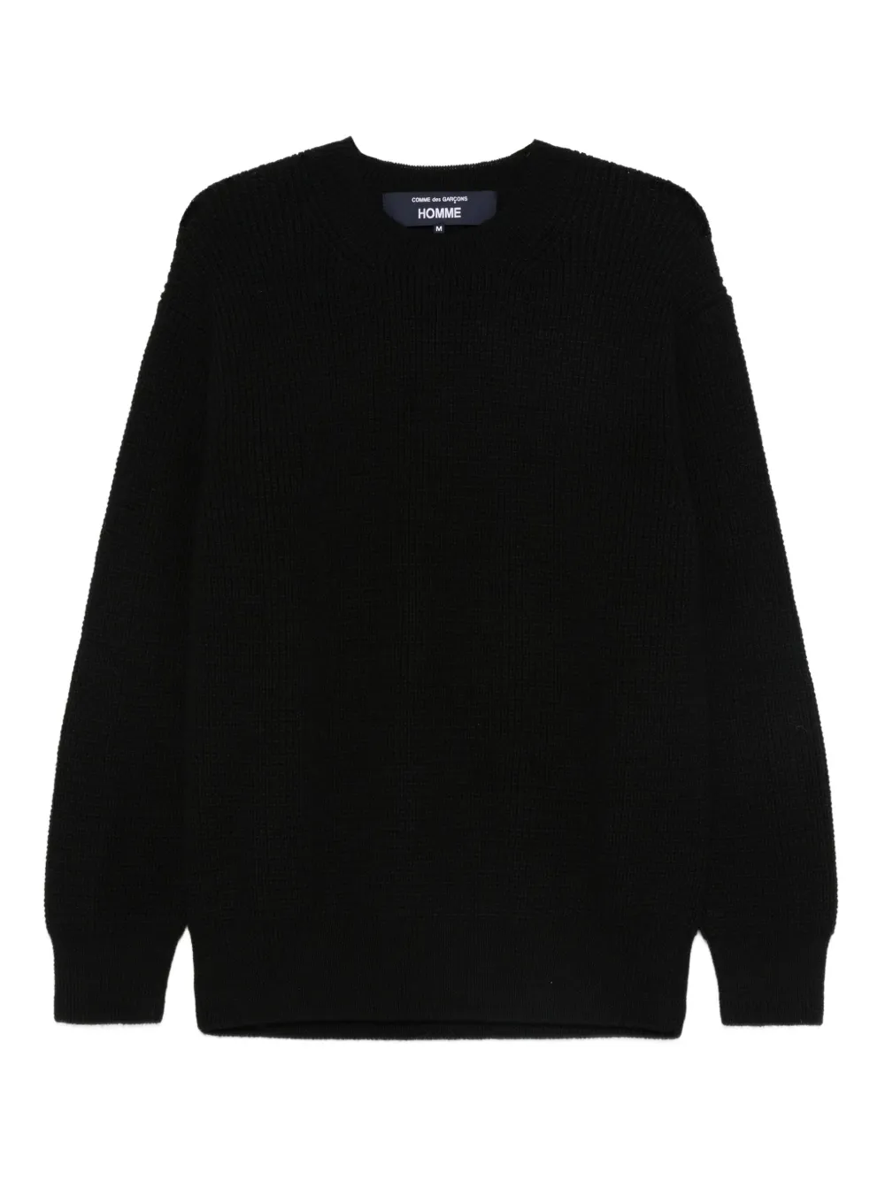 Comme des Garçons Homme wool sweater | Black | Image 1