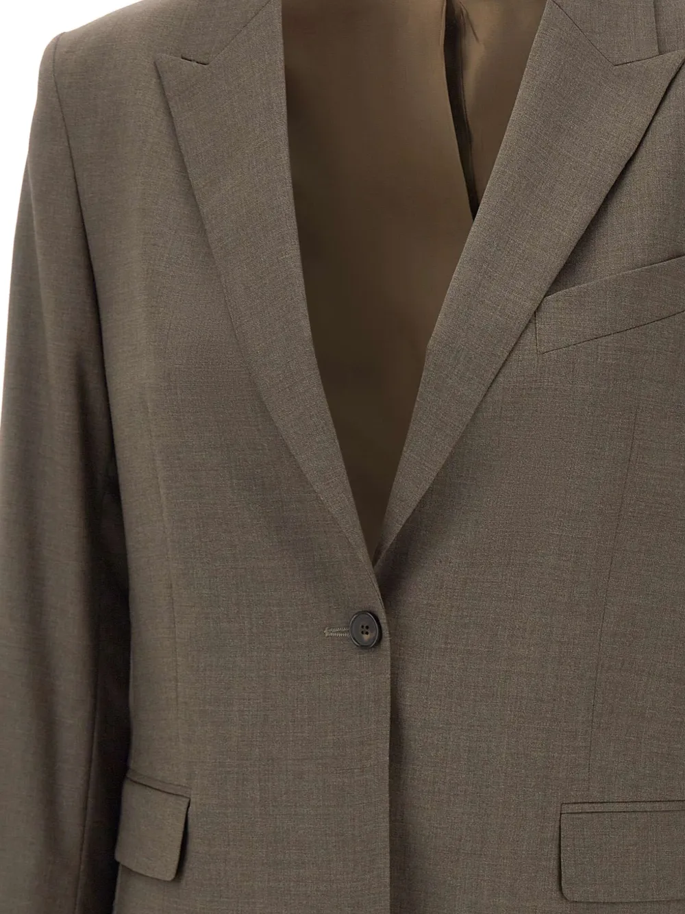 Filippa K Single-button Blazer In Brown