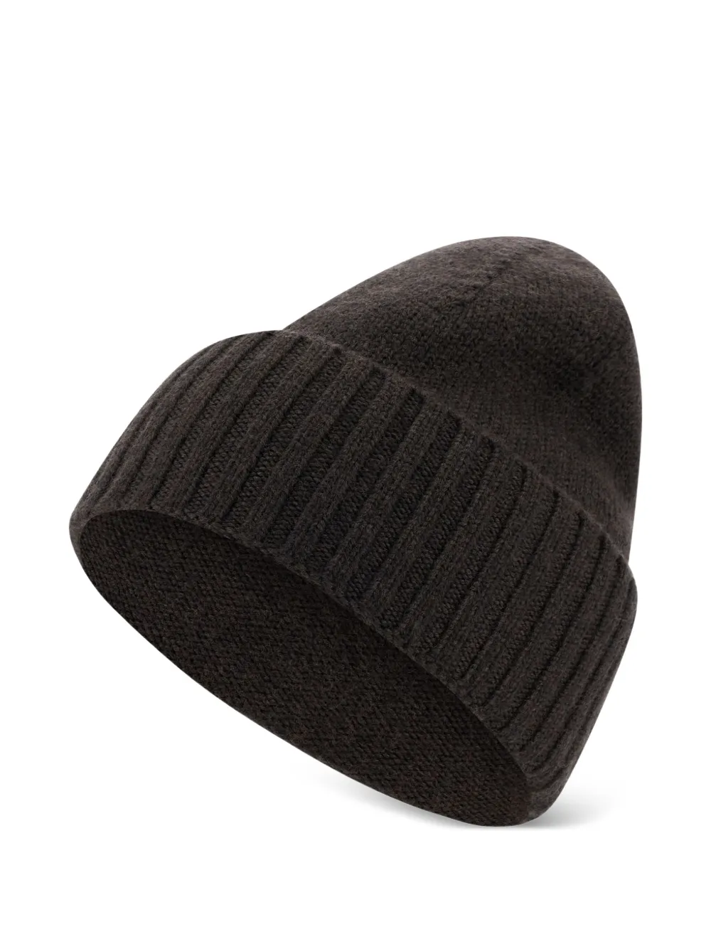 Boggi Milano Ribgebreide muts - Bruin