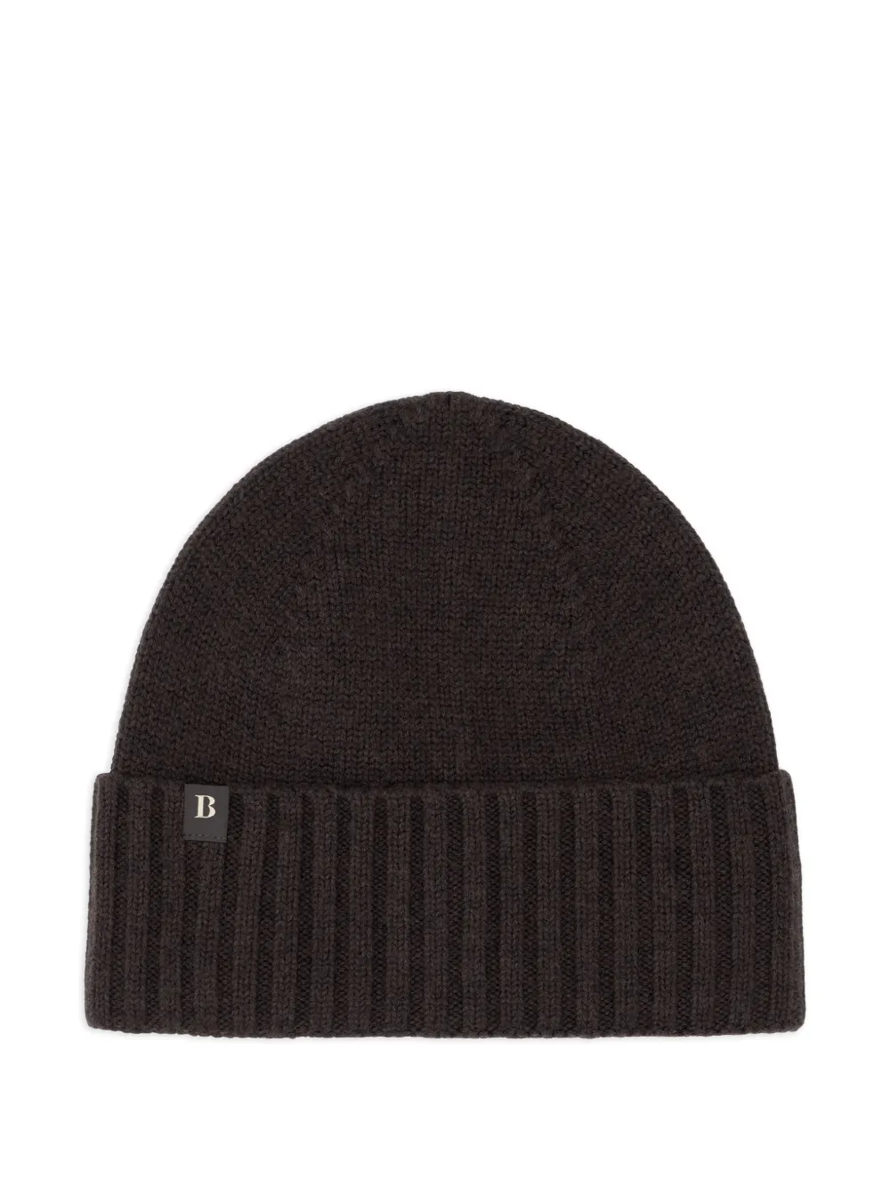 Boggi Milano rib-knit beanie | Brown | Image 1