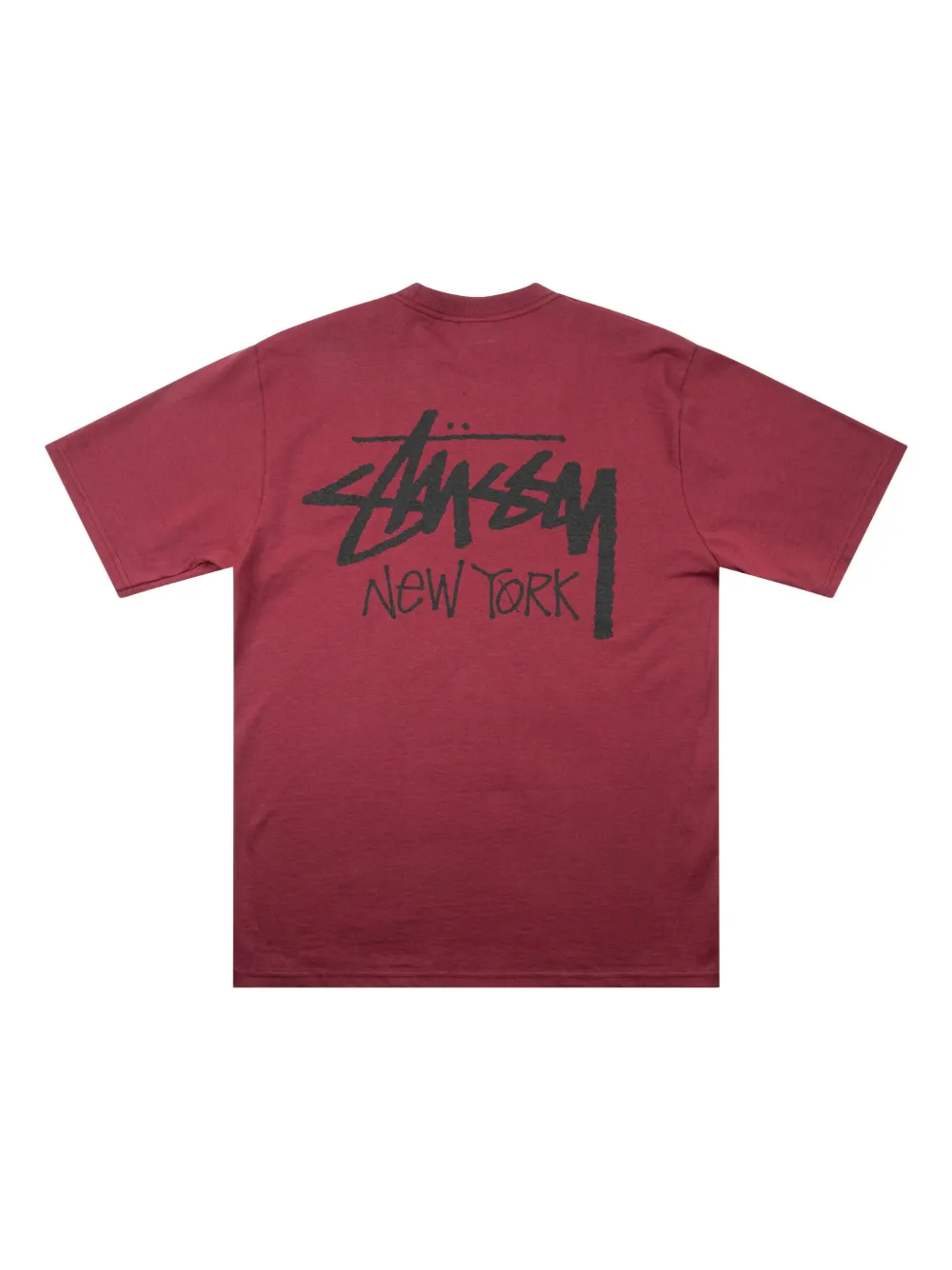 Stüssy New York logo-print T-shirt - Rood