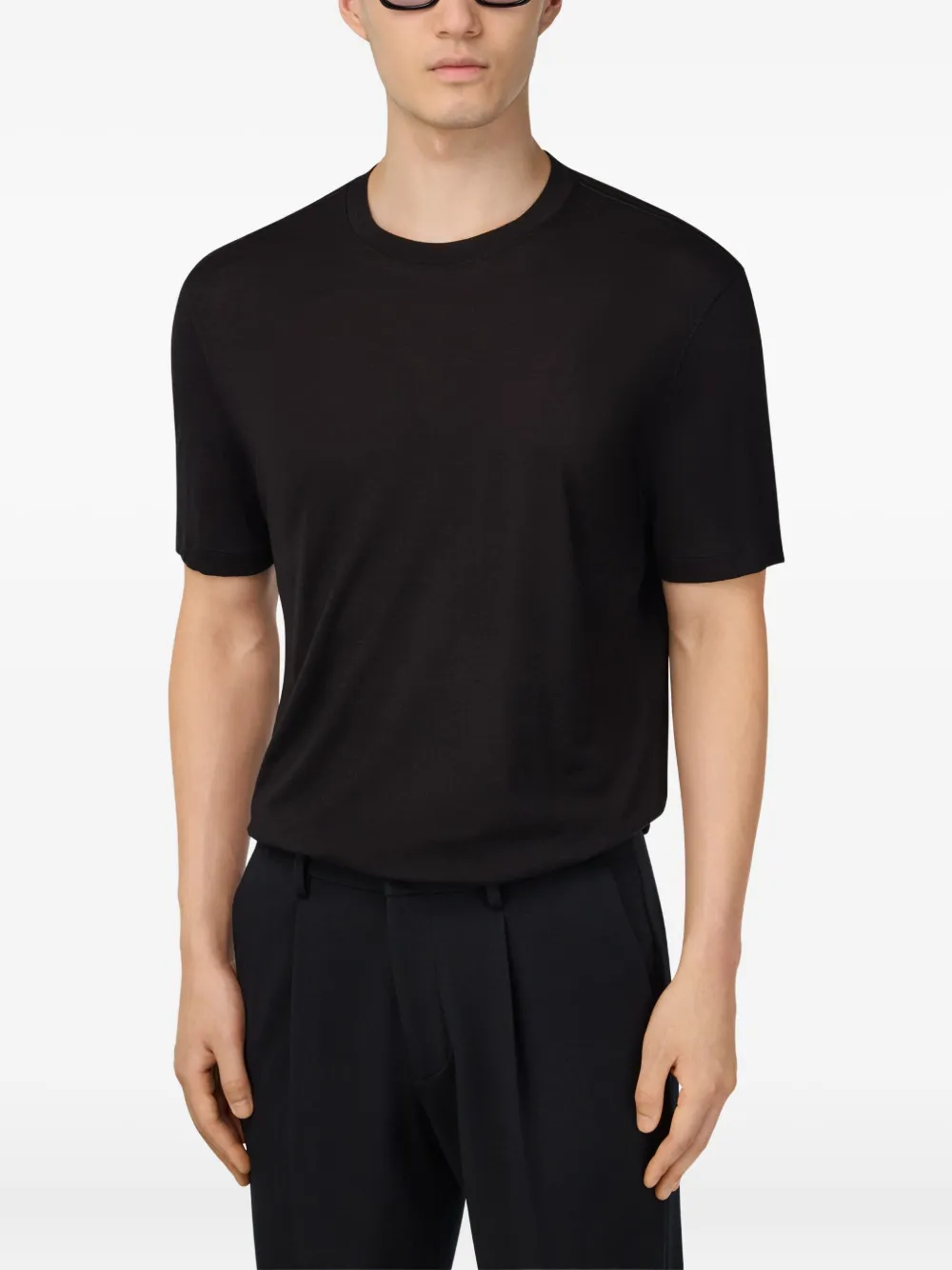 Boggi Milano Crew-neck T-shirt In Black