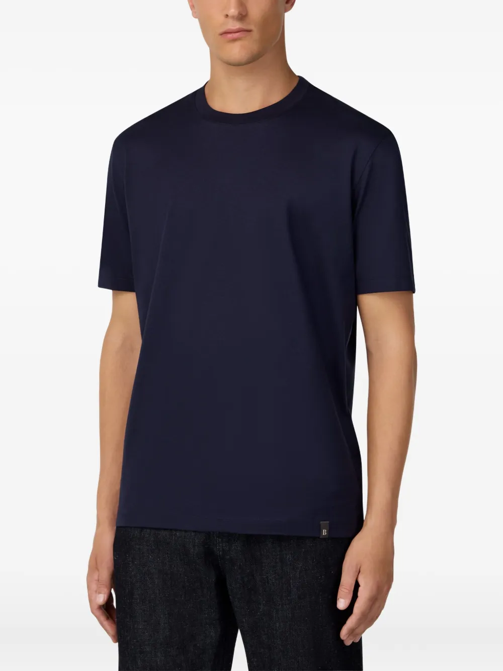 Boggi Milano Crew-neck T-shirt In Blue