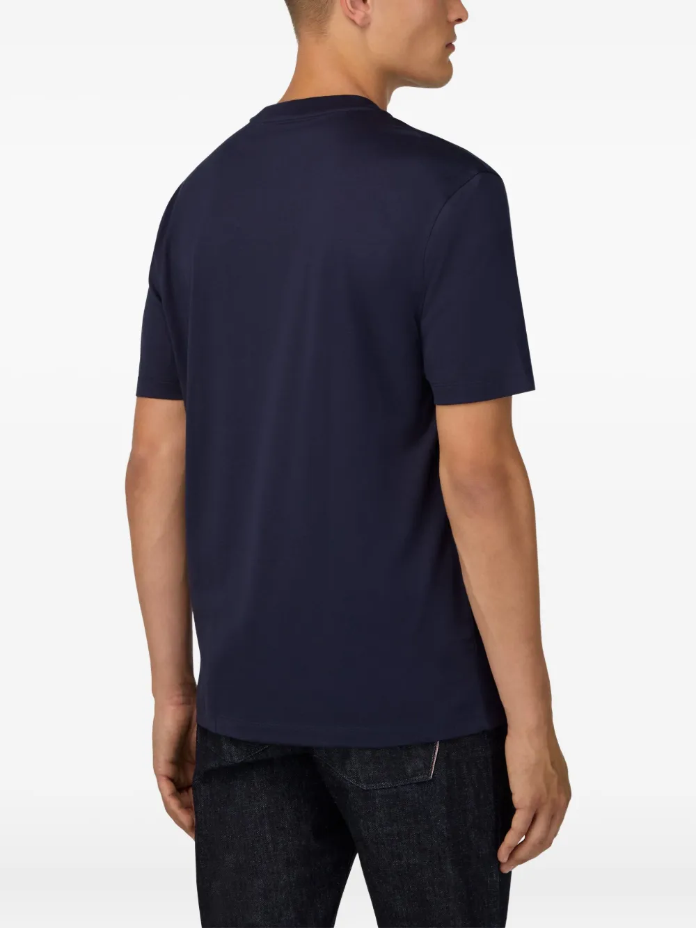 Boggi Milano Crew-neck T-shirt In Blue