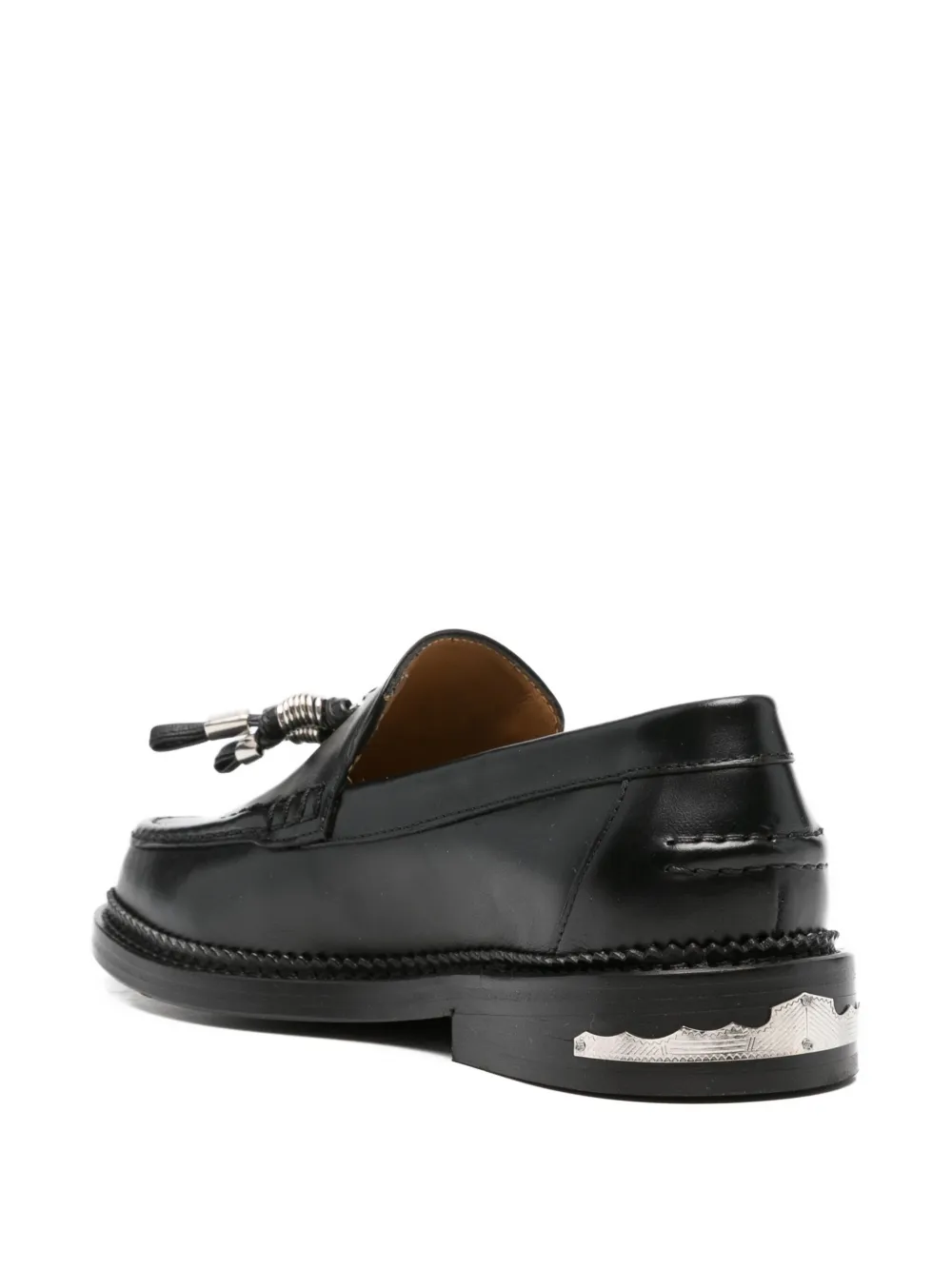 Toga Pulla Loafers verfraaid met kwastjes Zwart