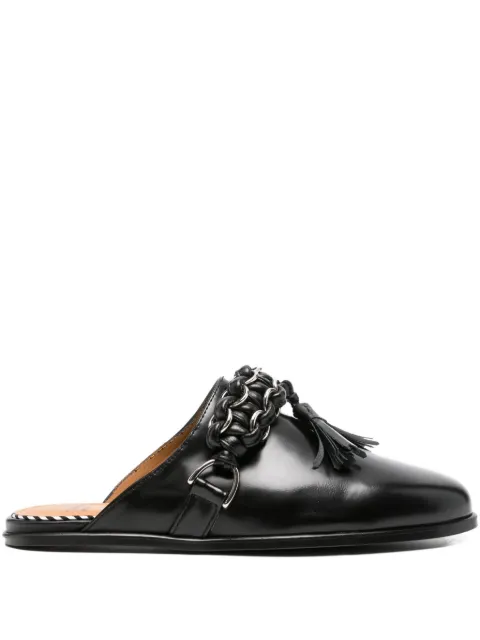 Toga Pulla chain-tassel mules