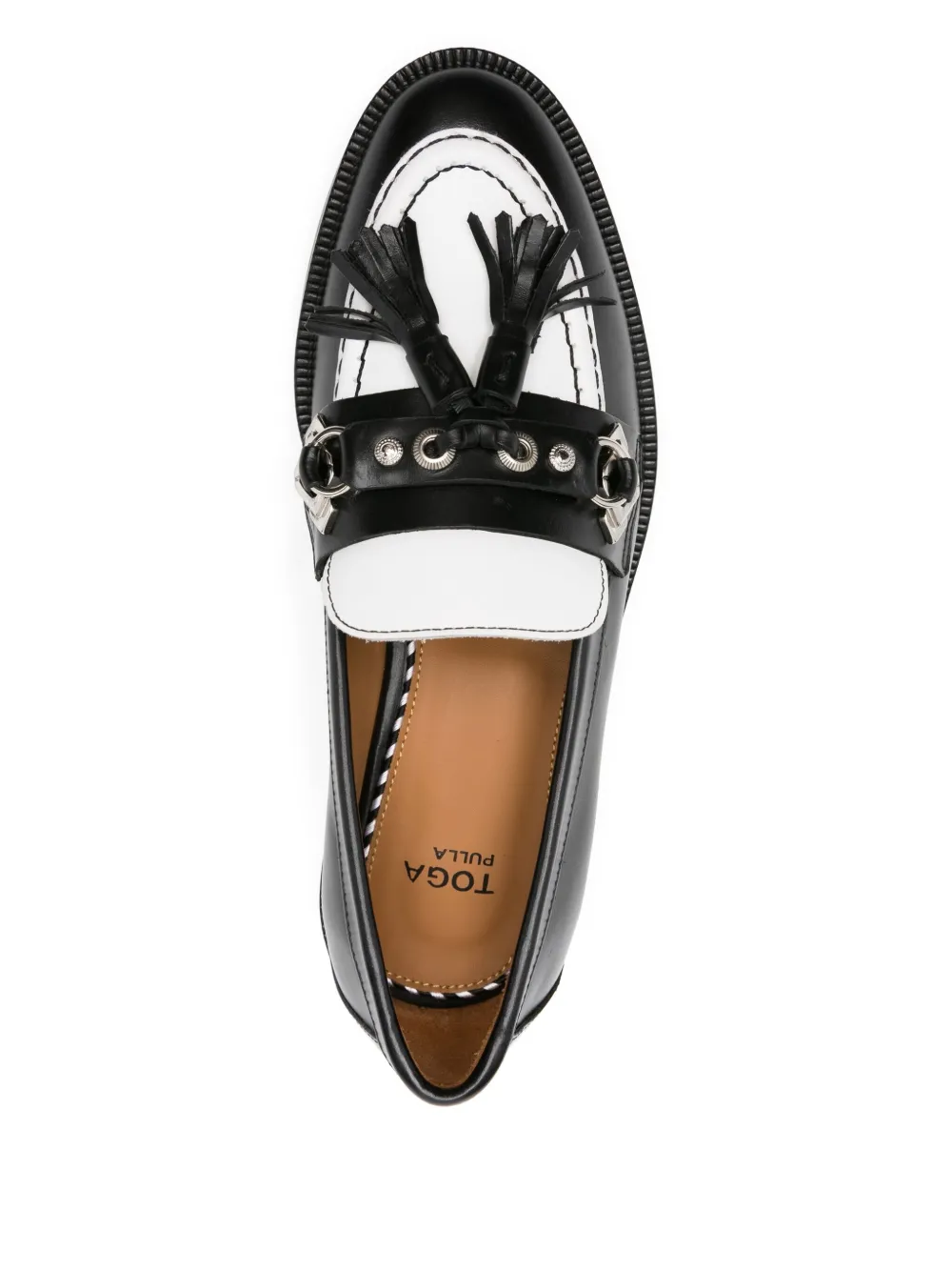 Toga Pulla Loafers verfraaid met kwastjes Zwart