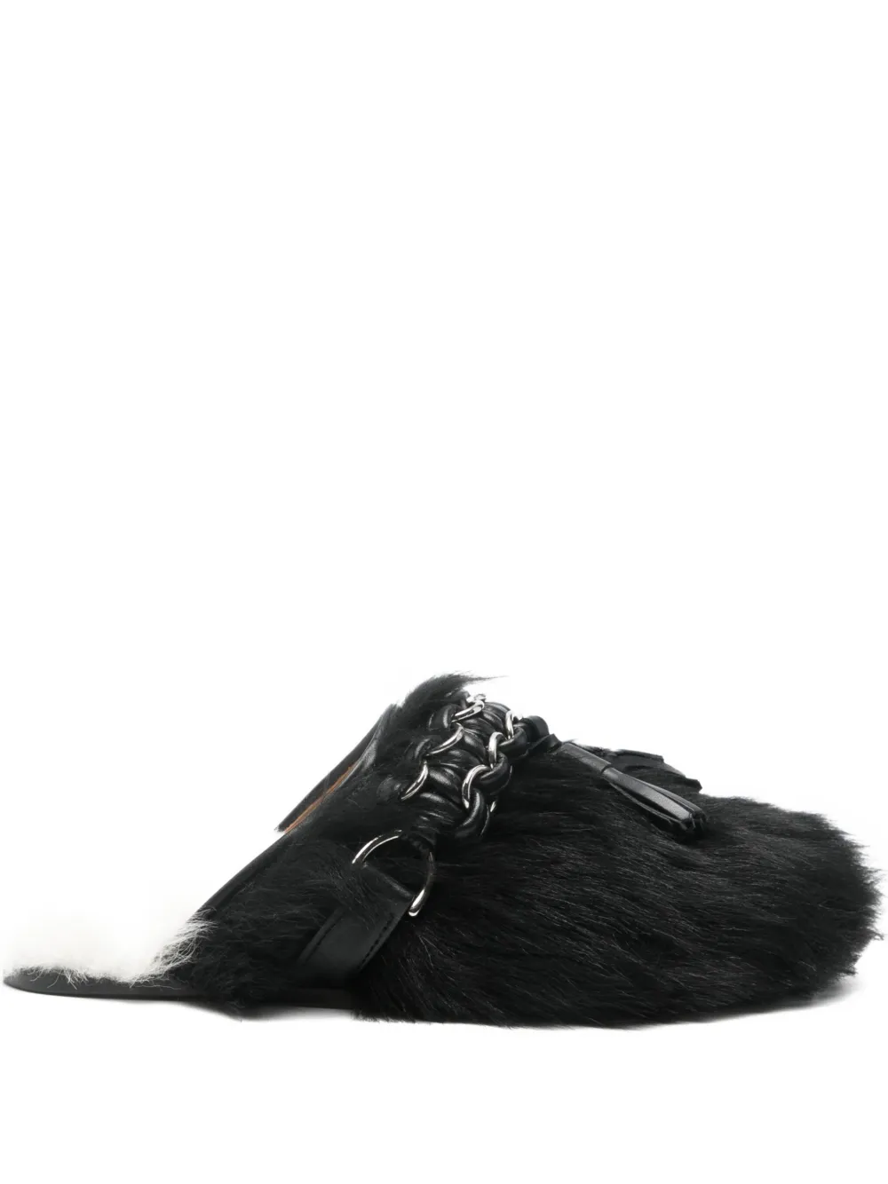 Toga Chain-embellished Mules In Black