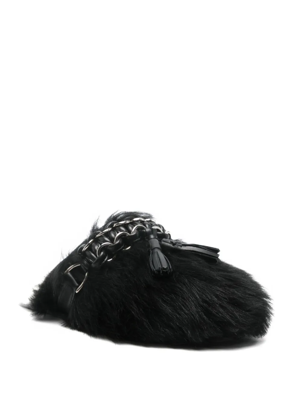 Toga Chain-embellished Mules In Black