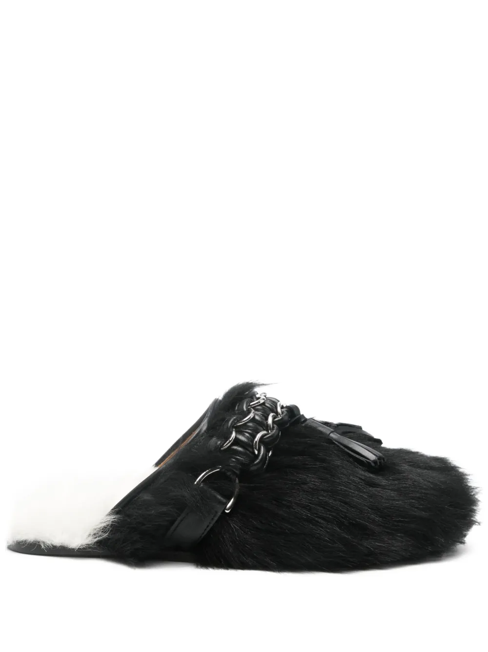 Toga Pulla chain-embellished mules | Black | Image 1