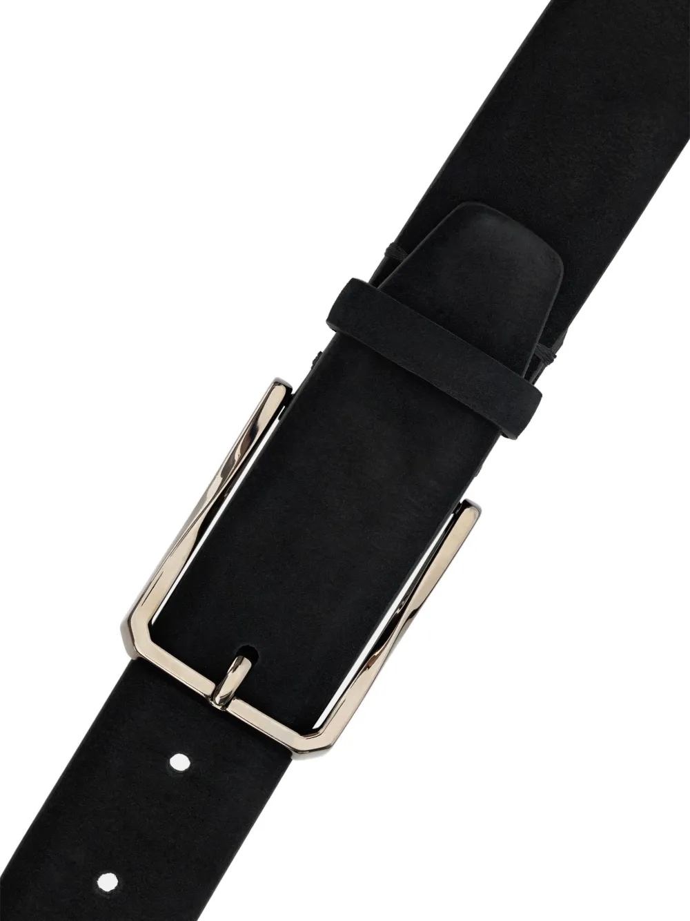 Boggi Milano Square-buckle Belt In Black