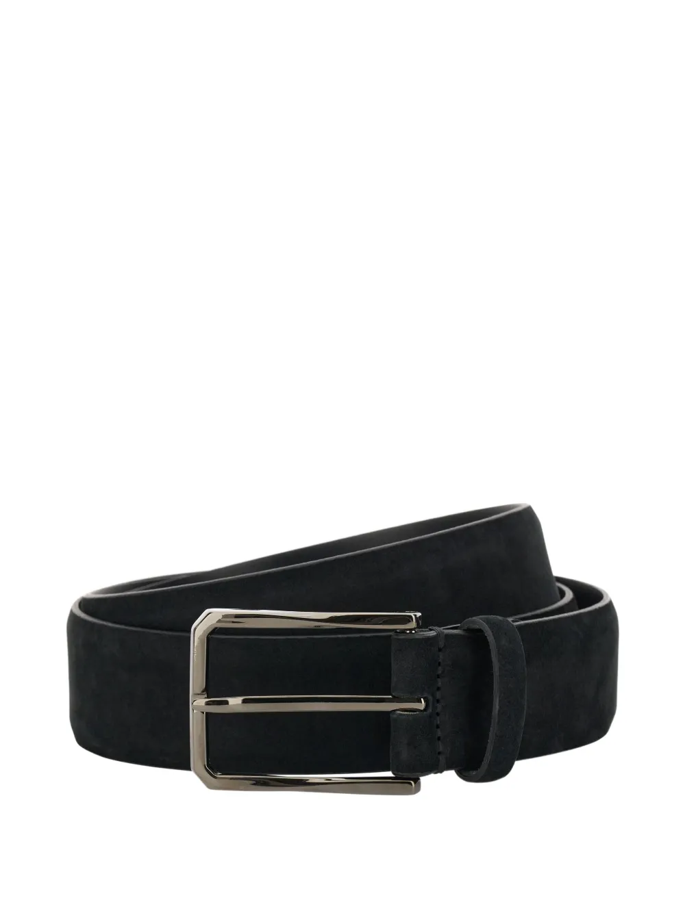 Boggi Milano Square-buckle Belt In Black