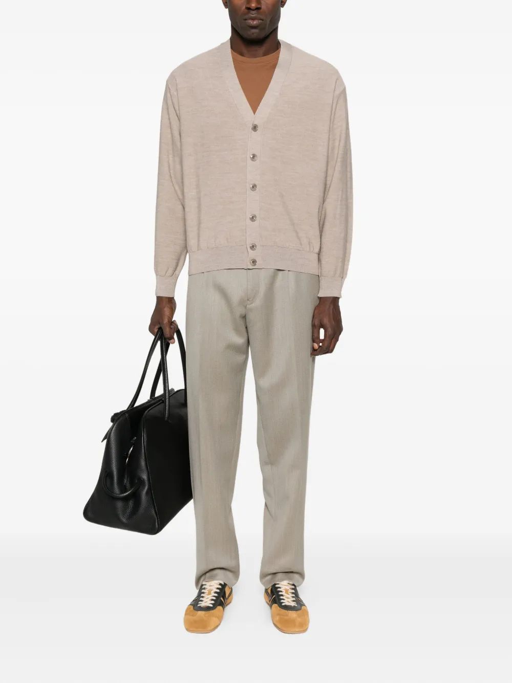 Zegna Broek met geplooide voorkant - Beige