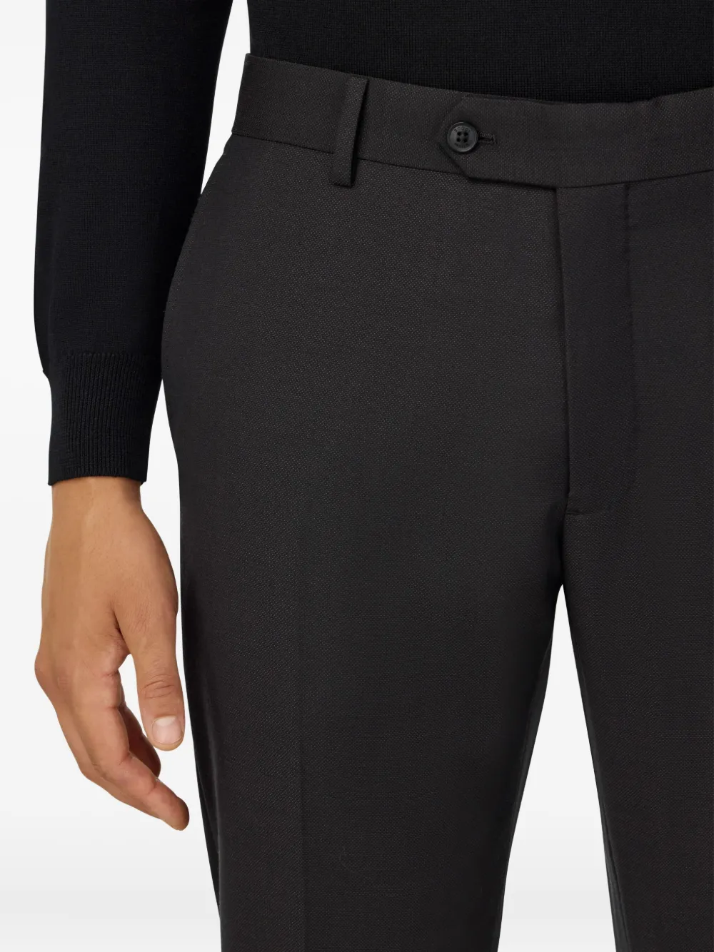 Boggi Milano Micro-pattern Suit In Black