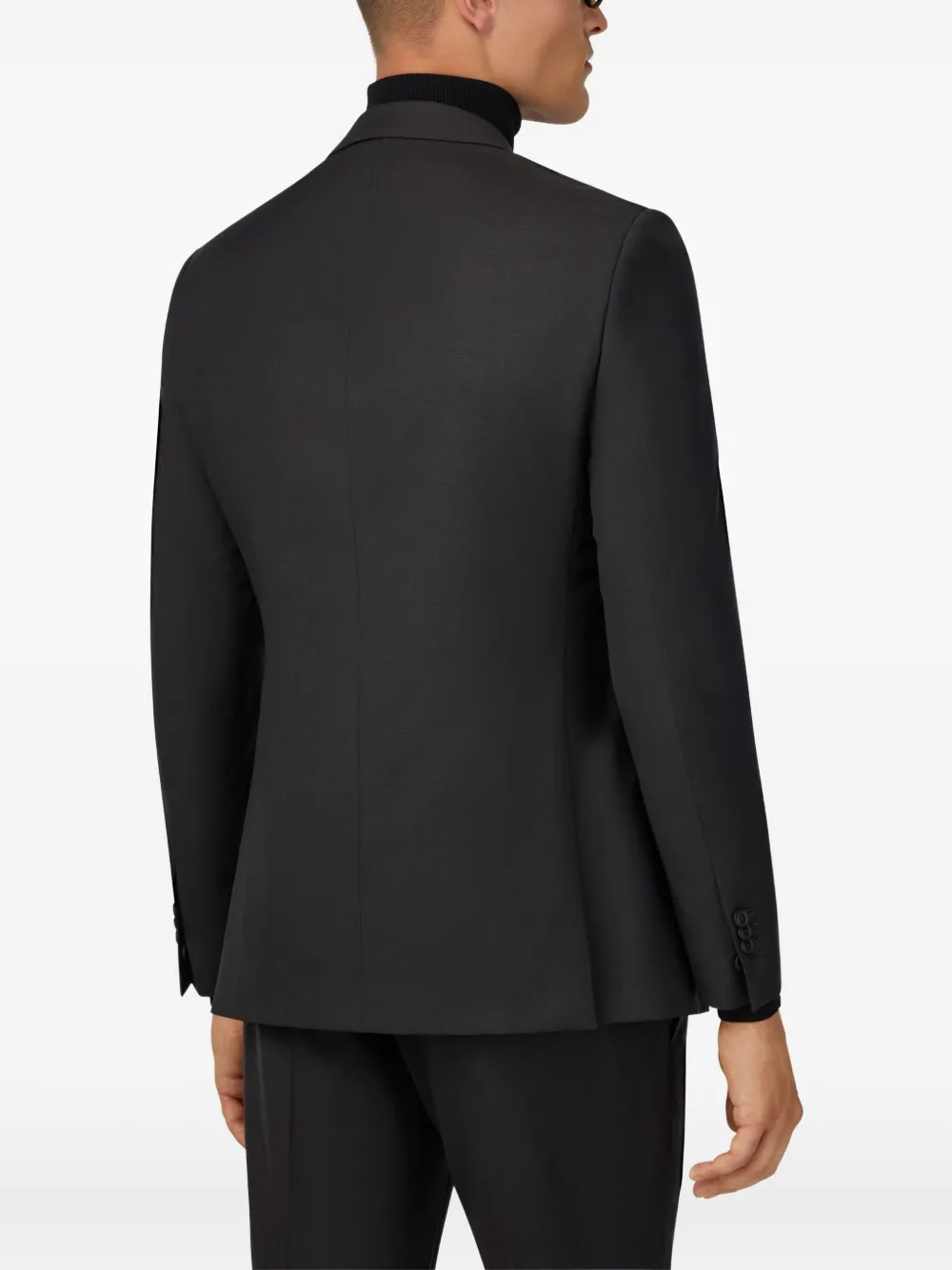Boggi Milano Micro-pattern Suit In Black