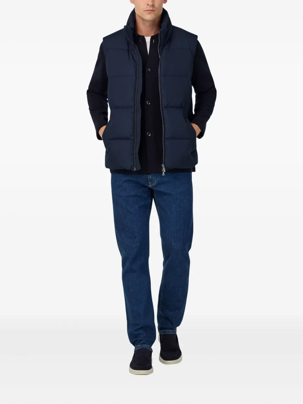Boggi Milano padded goose-down gilet | Waistcoats & Gilets | Image 2