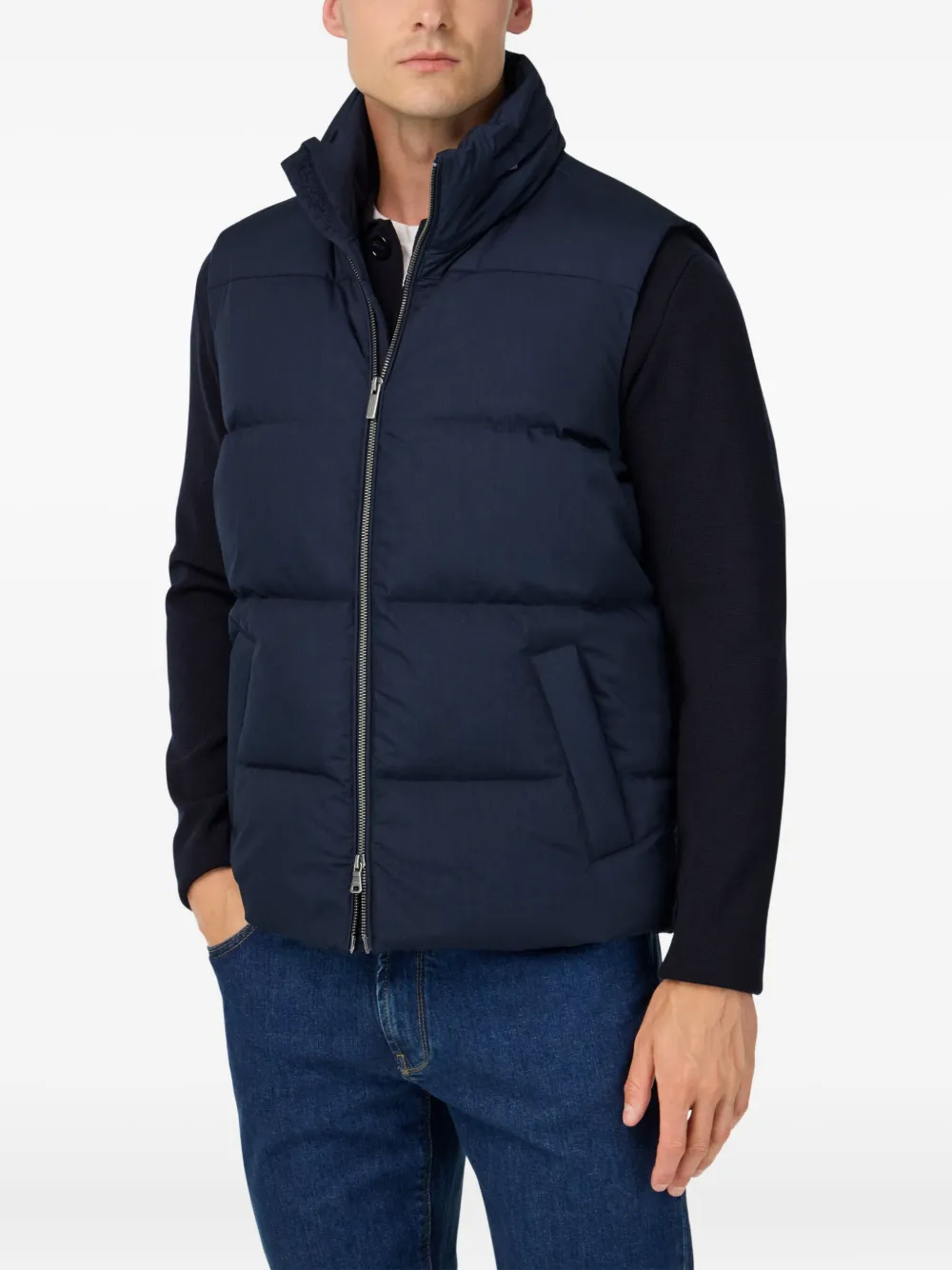 Boggi Milano Bodywarmer Blauw