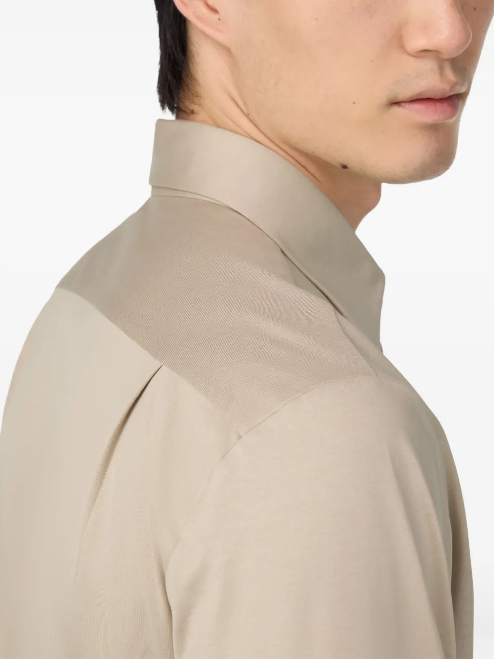 Boggi Milano Button-down Shirt In Neutral