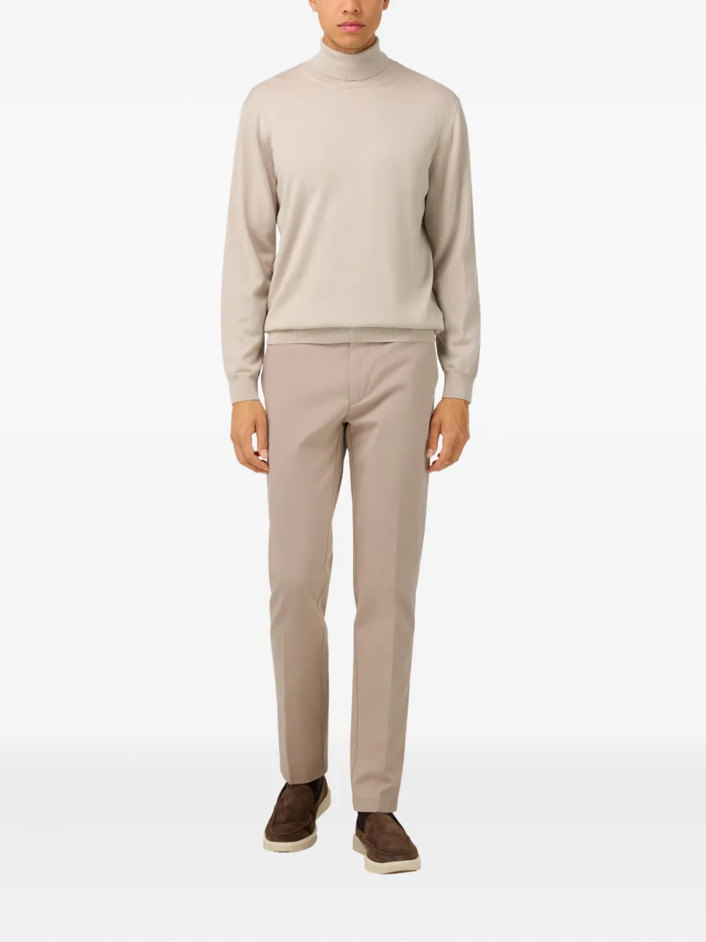 Boggi Milano pleated trousers - Beige