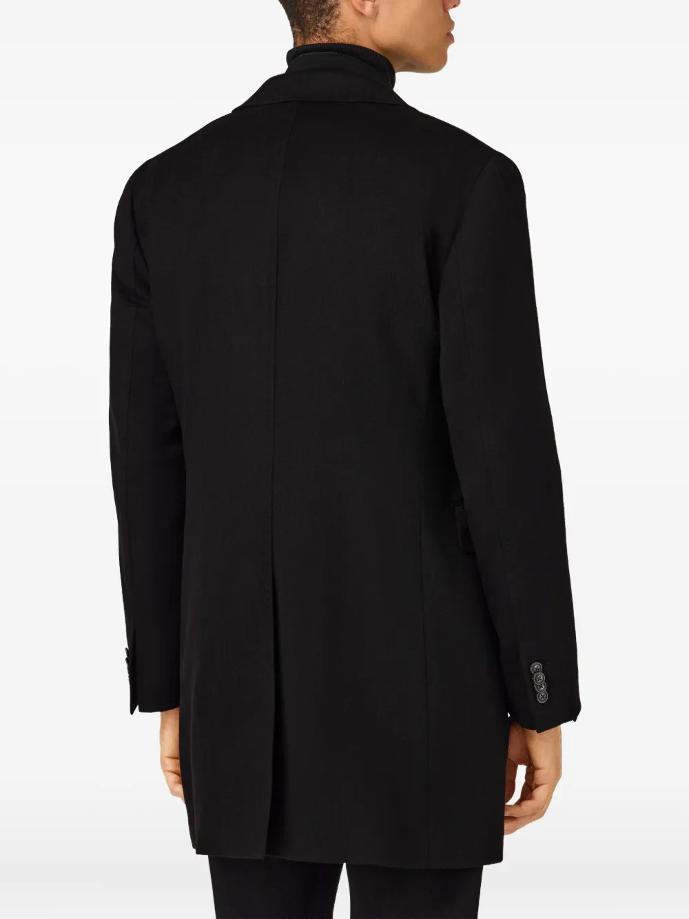 Boggi Milano Jas met dubbele rij knopen Zwart