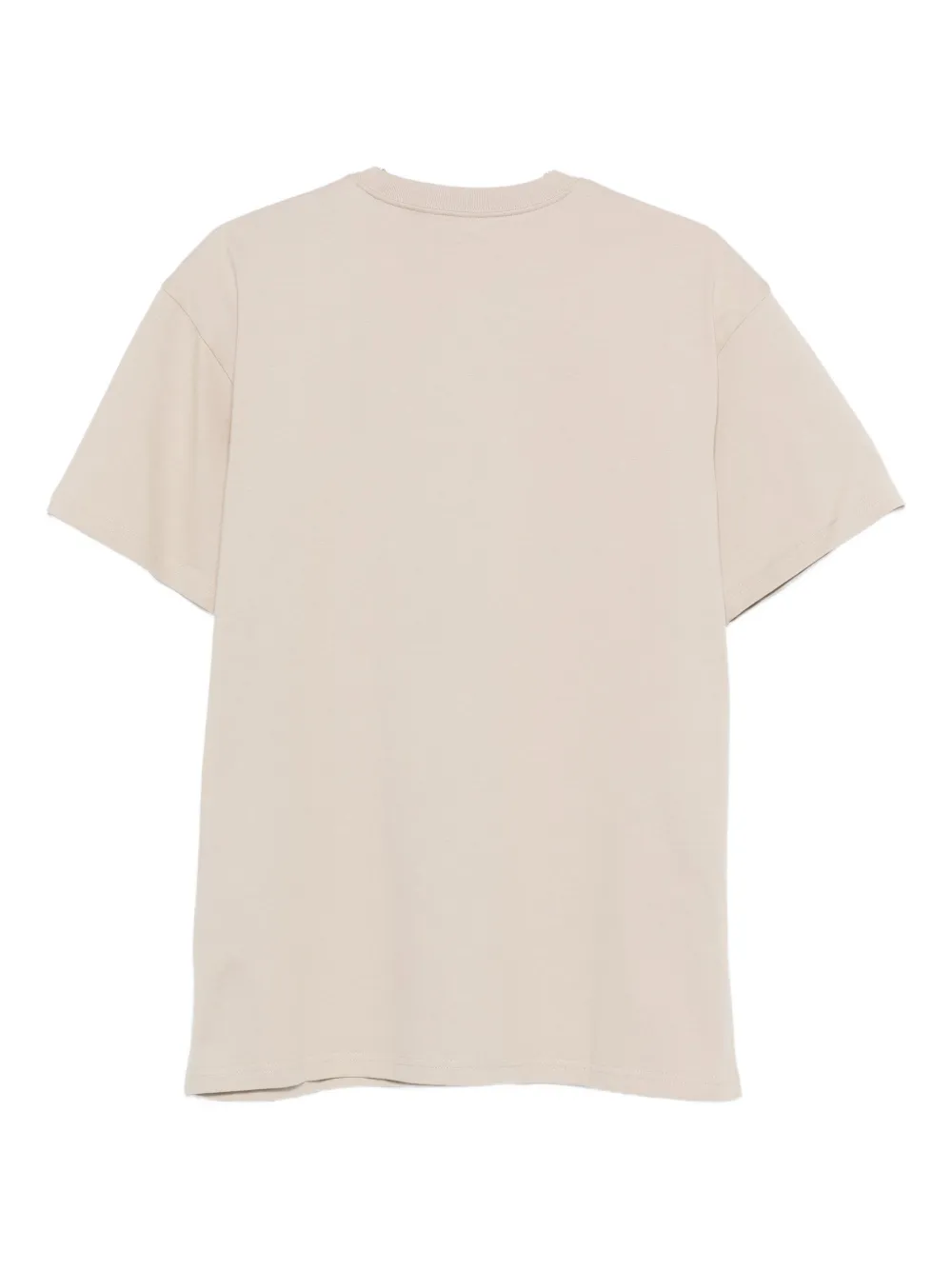 Carhartt Logo-embroidered T-shirt In Neutral