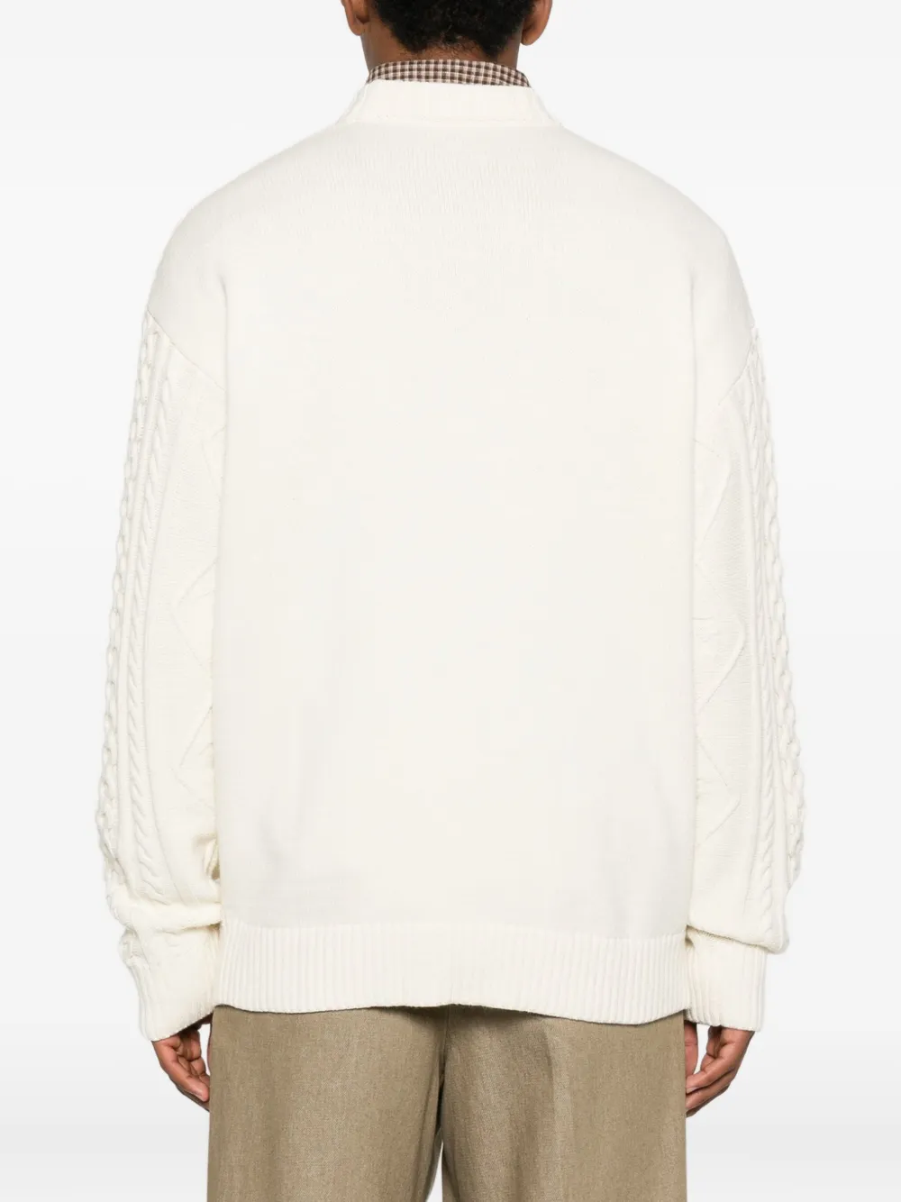 Carhartt WIP Gebreide trui met ronde hals Wit