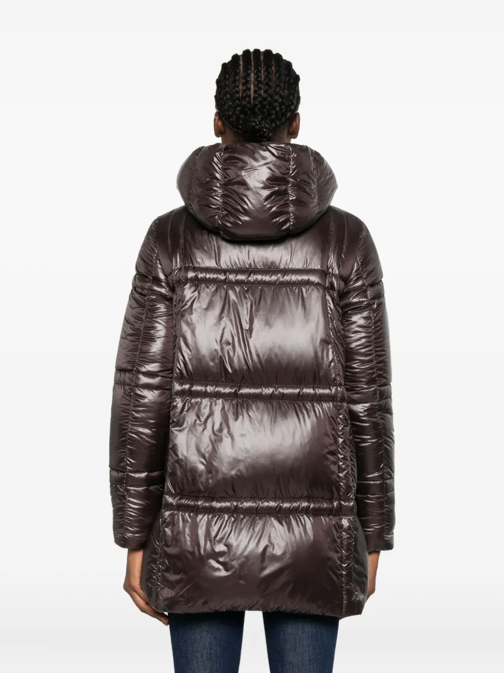 Herno Quilted Puffer Jacket In Brown