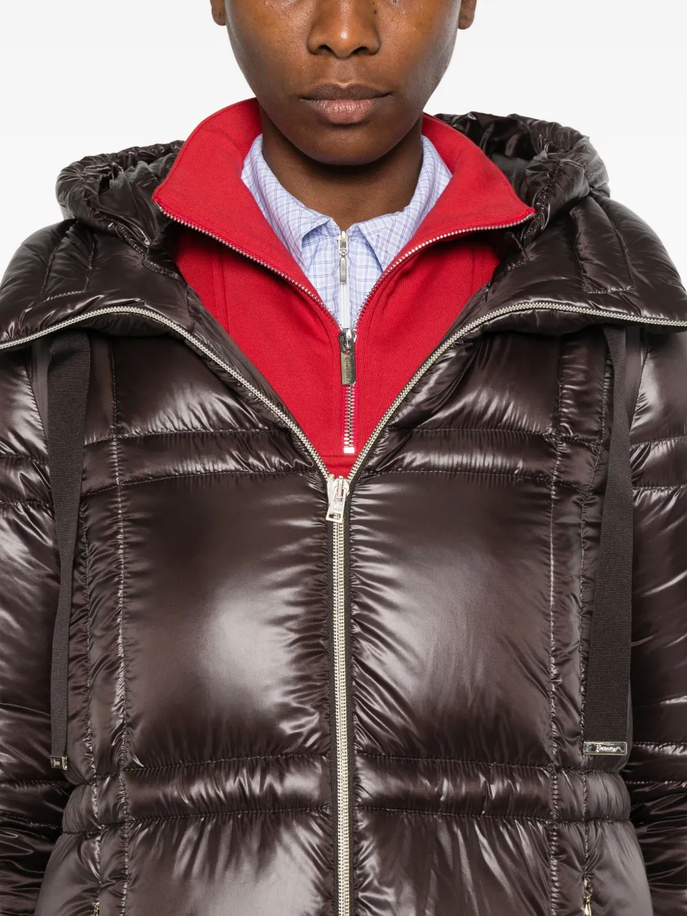 Herno Quilted Puffer Jacket In Brown