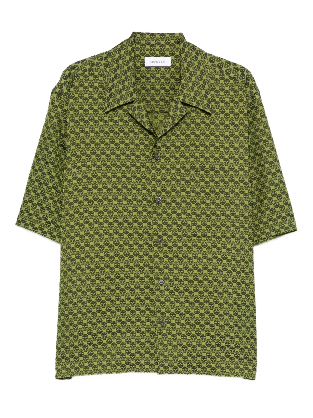 Alexander McQueen camisa con motivo Skull | verde | Image 1